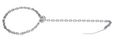 Choker-Kette 2m m.Nadel
