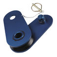 Umlenkrolle blaue Linie
